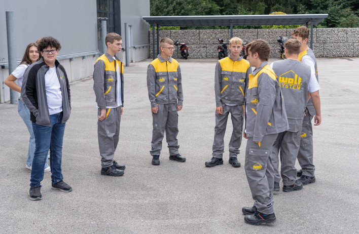 Lehrlinge WOLF Systembau - Ausbildung, Lehre
