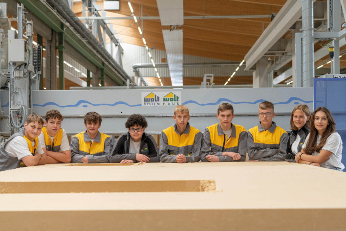 Lehrlinge WOLF Systembau - Ausbildung, Lehre