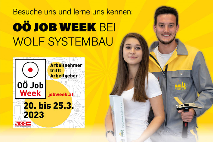 Lehrlinge WOLF Systembau - Job Week 2023