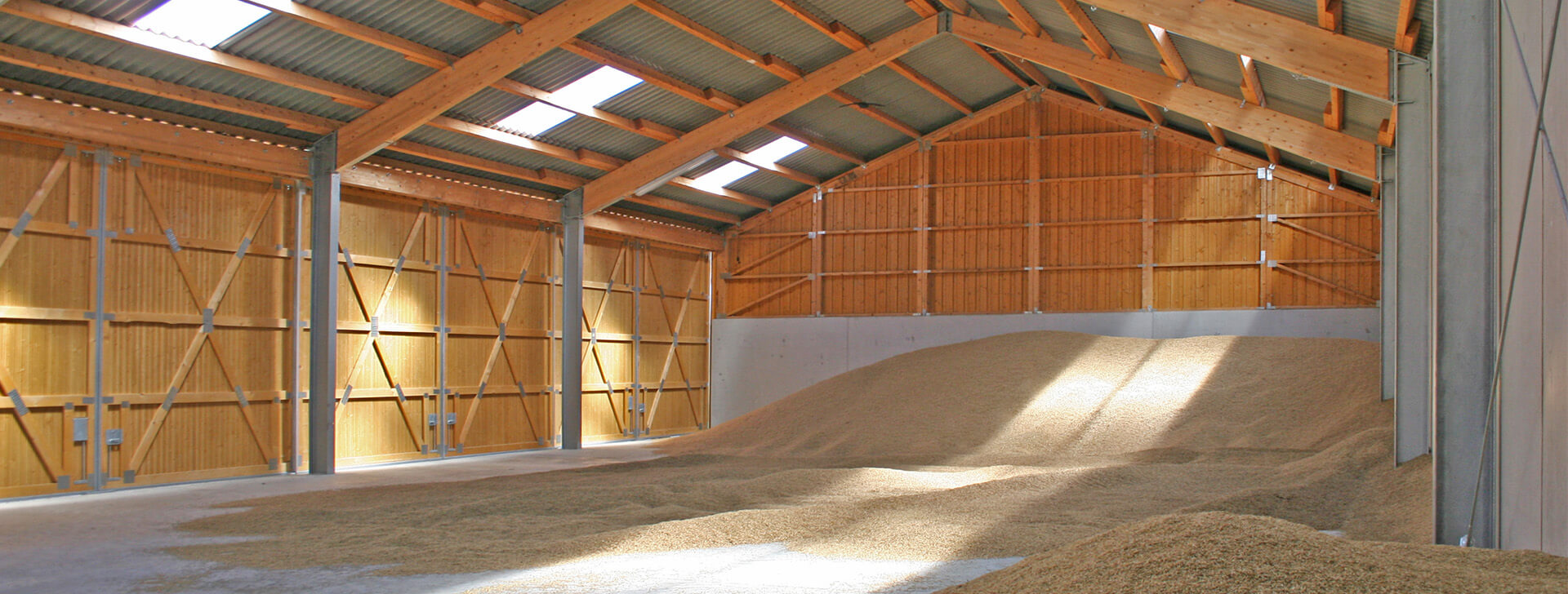 Getreidehallen - Schüttguthallen - WOLF System Getreidehallen - Schüttguthallen - WOLF System