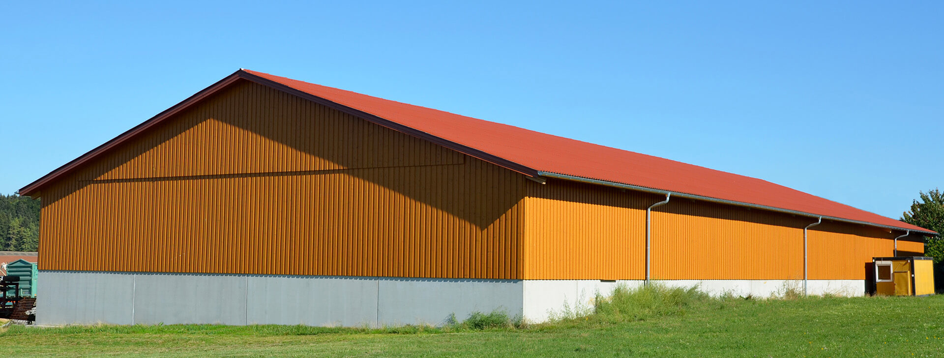 Maschinenhalle - Bergehalle - Hallenbau - WOLF System Maschinenhalle - Bergehalle - Hallenbau - WOLF System