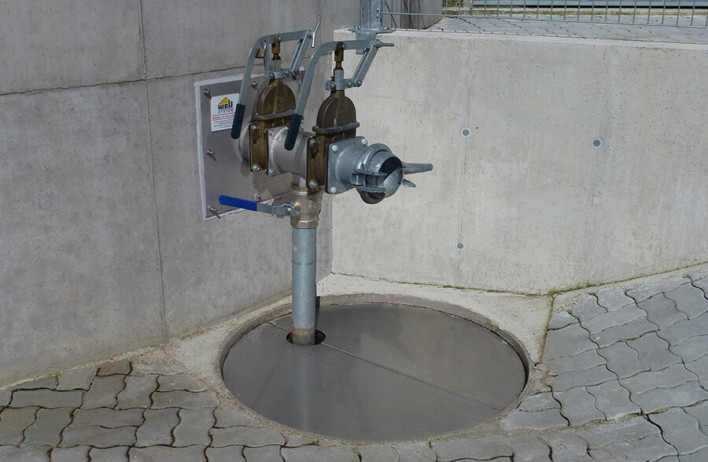 Liquid manure gate valve - Slurry tanks - WOLF System