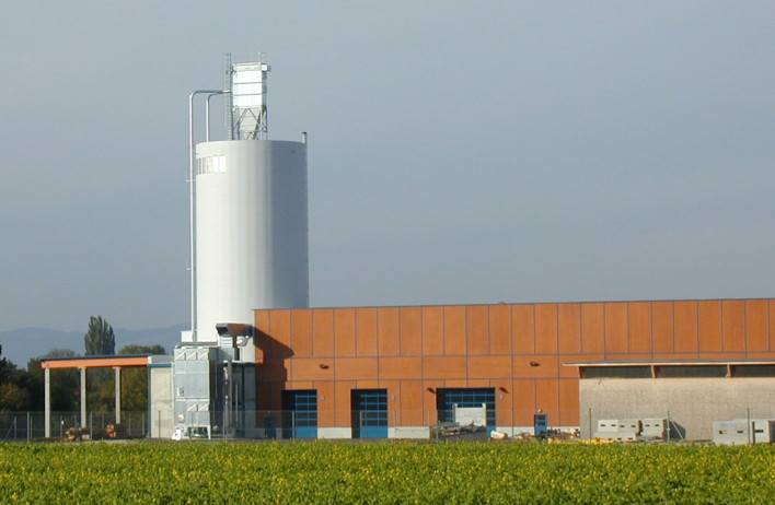 Spänesilos - Silobau - WOLF Systembau