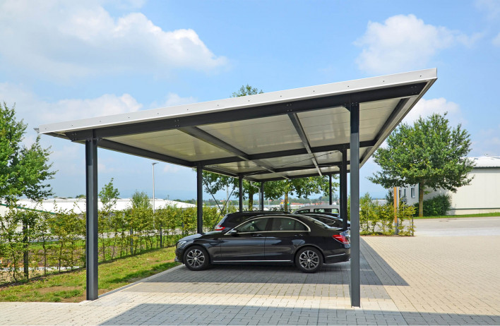 Carportsysteme - Gewerbebau - WOLF Systembau