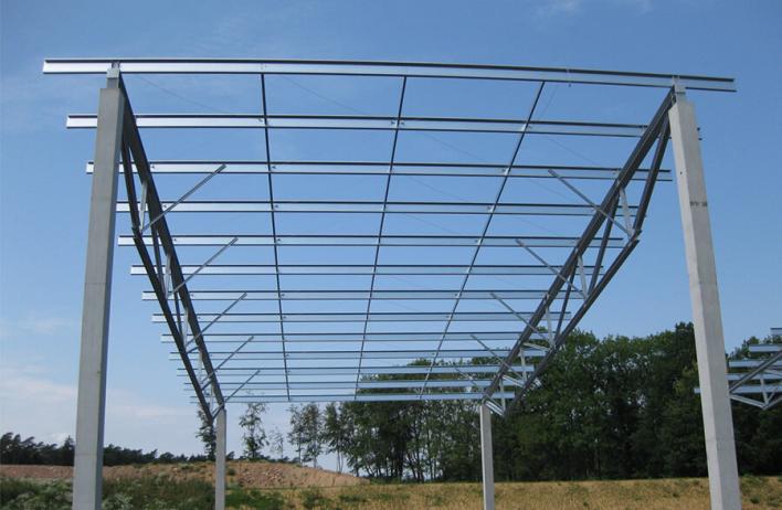 Stahlkonstruktionen Stahlhallen Carports Anlagenbau